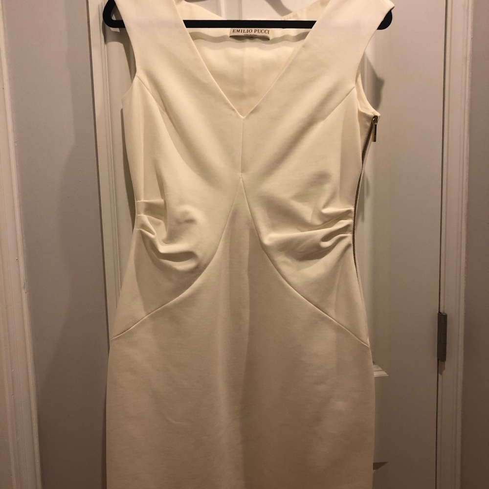 Emilio Pucci White cocktail dress!!